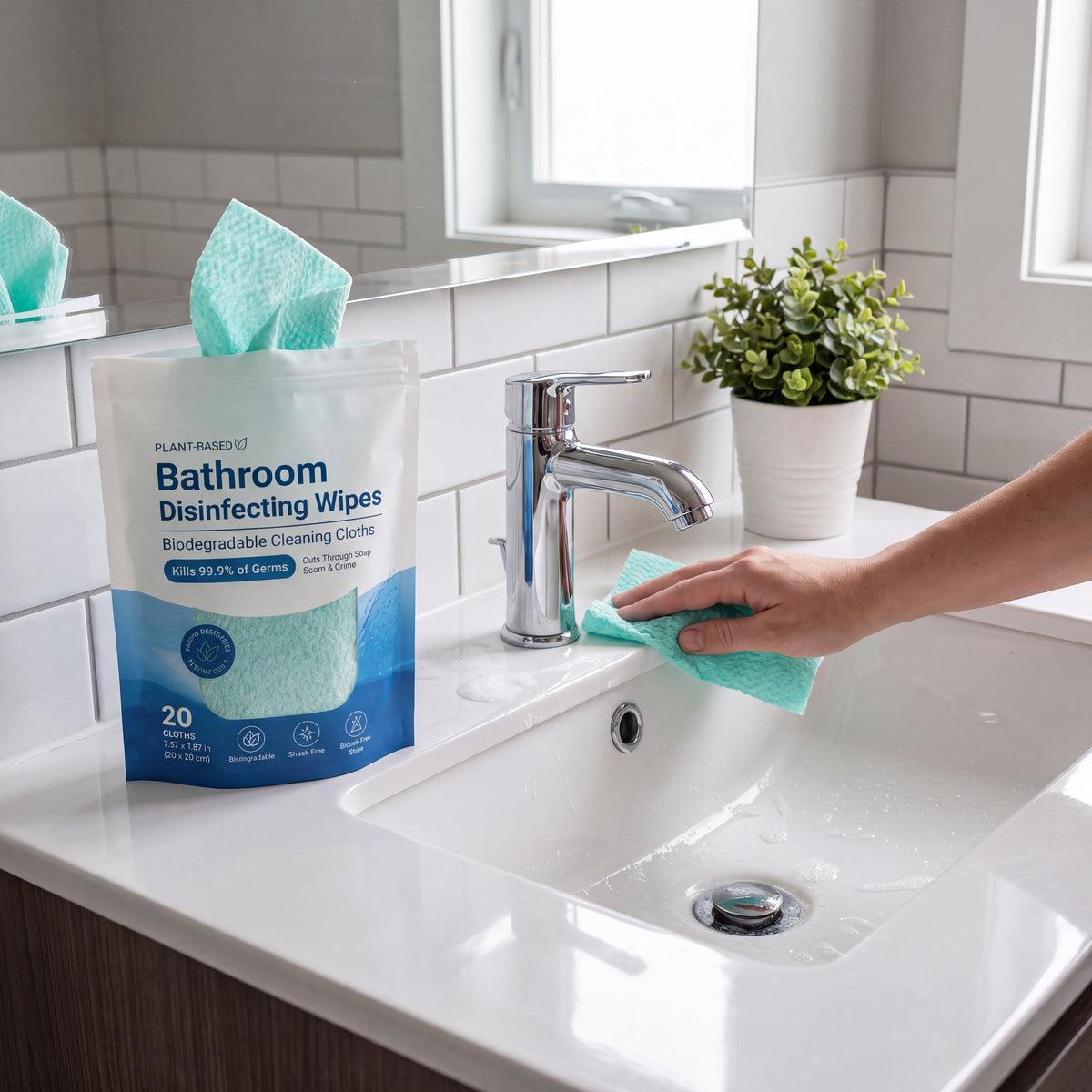 𝒒𝒊𝒗𝒛𝒖𝒏𝒓™ Bathroom Cleaning Wipes — product image 2