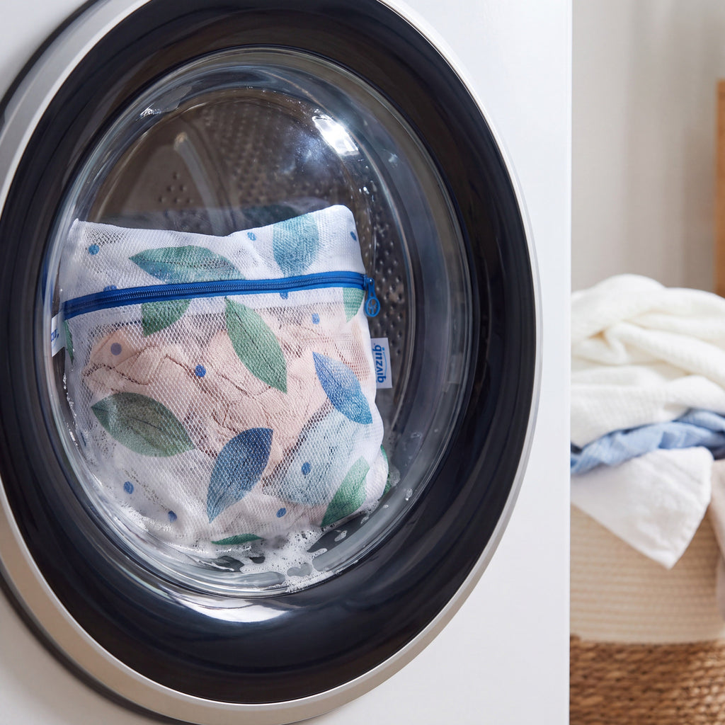 𝒒𝒊𝒗𝒛𝒖𝒏𝒓™ Leaf-Print Mesh Laundry Bag Set — product image 3